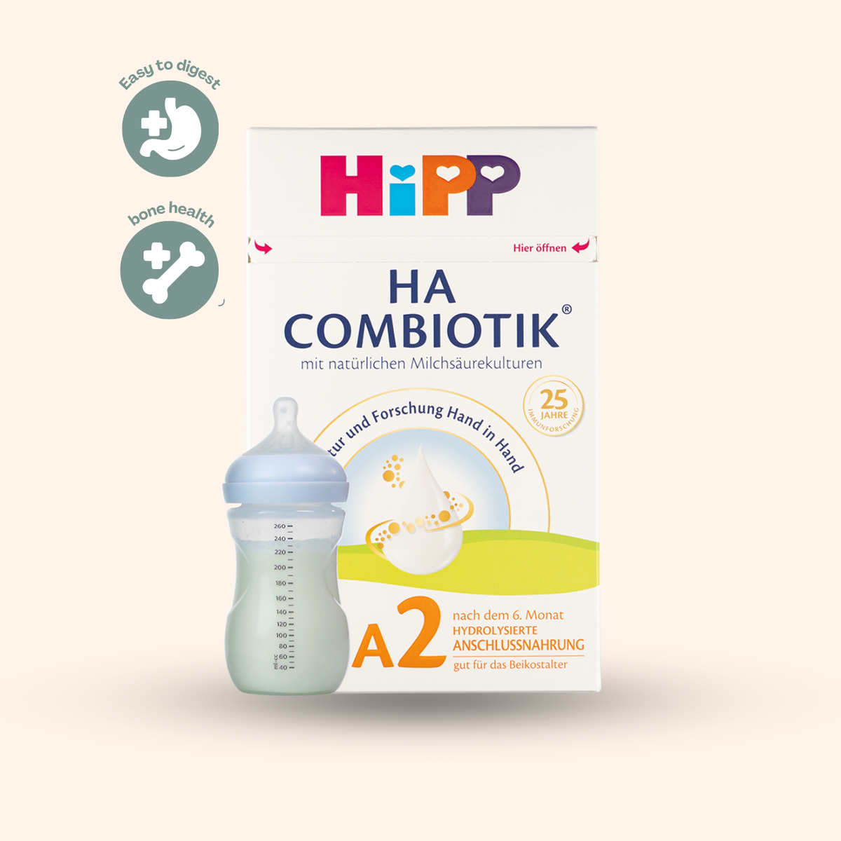 HiPP Hypoallergenic Formula Stage 2 German (600g)