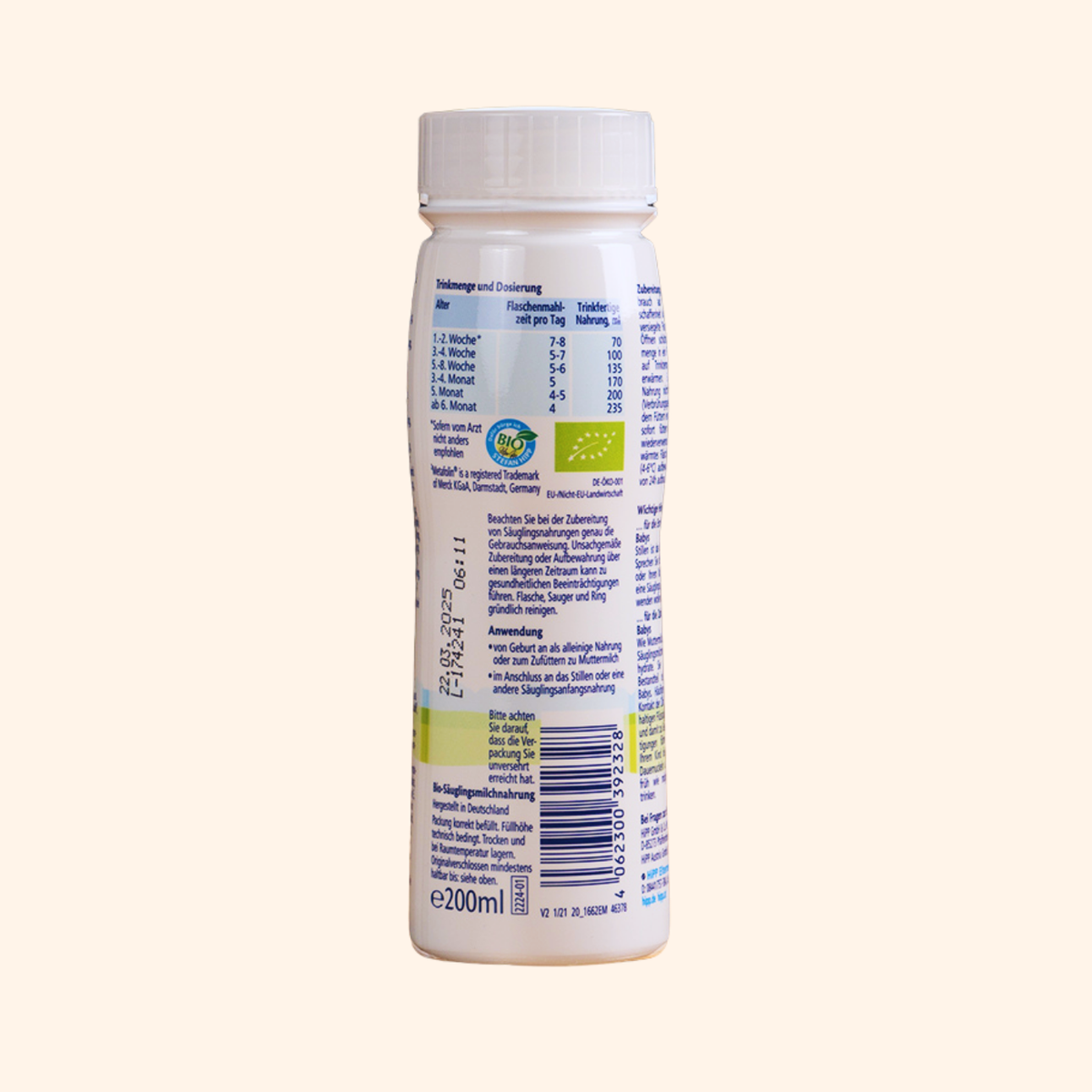 HiPP Ready to Feed Stage 1 - 200ml