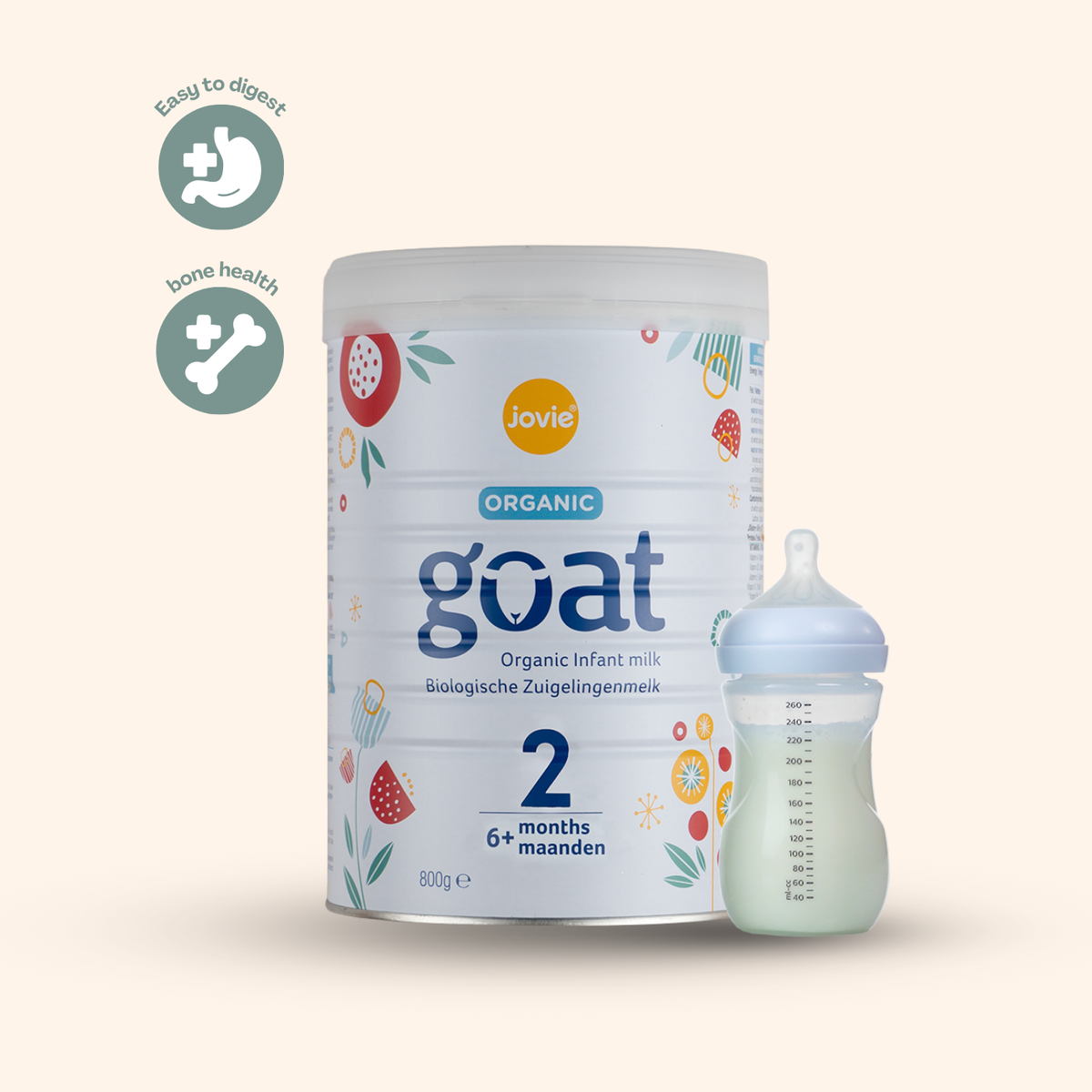 Jovie Goat Milk Stage 2 Organic Baby Formula (800g)