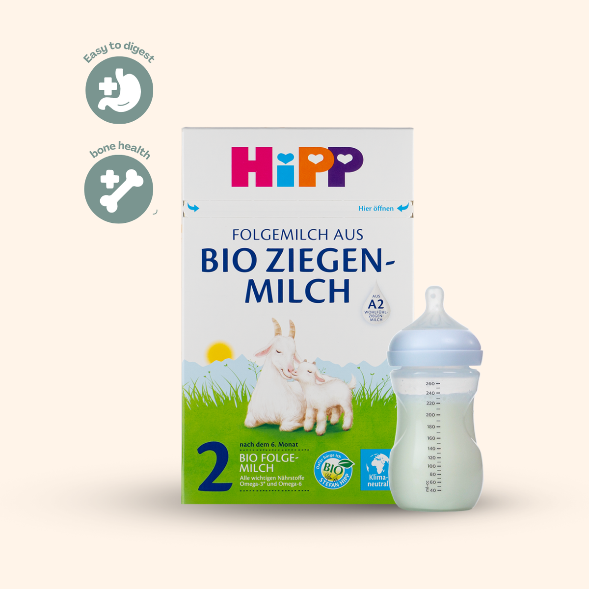 HiPP Goat Milk Formula Stage 2 - German (400g)