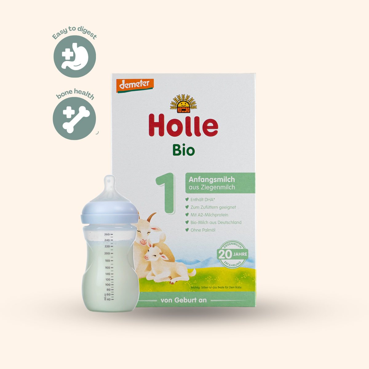 Holle Goat Stage 1 Organic Infant Formula (400g)