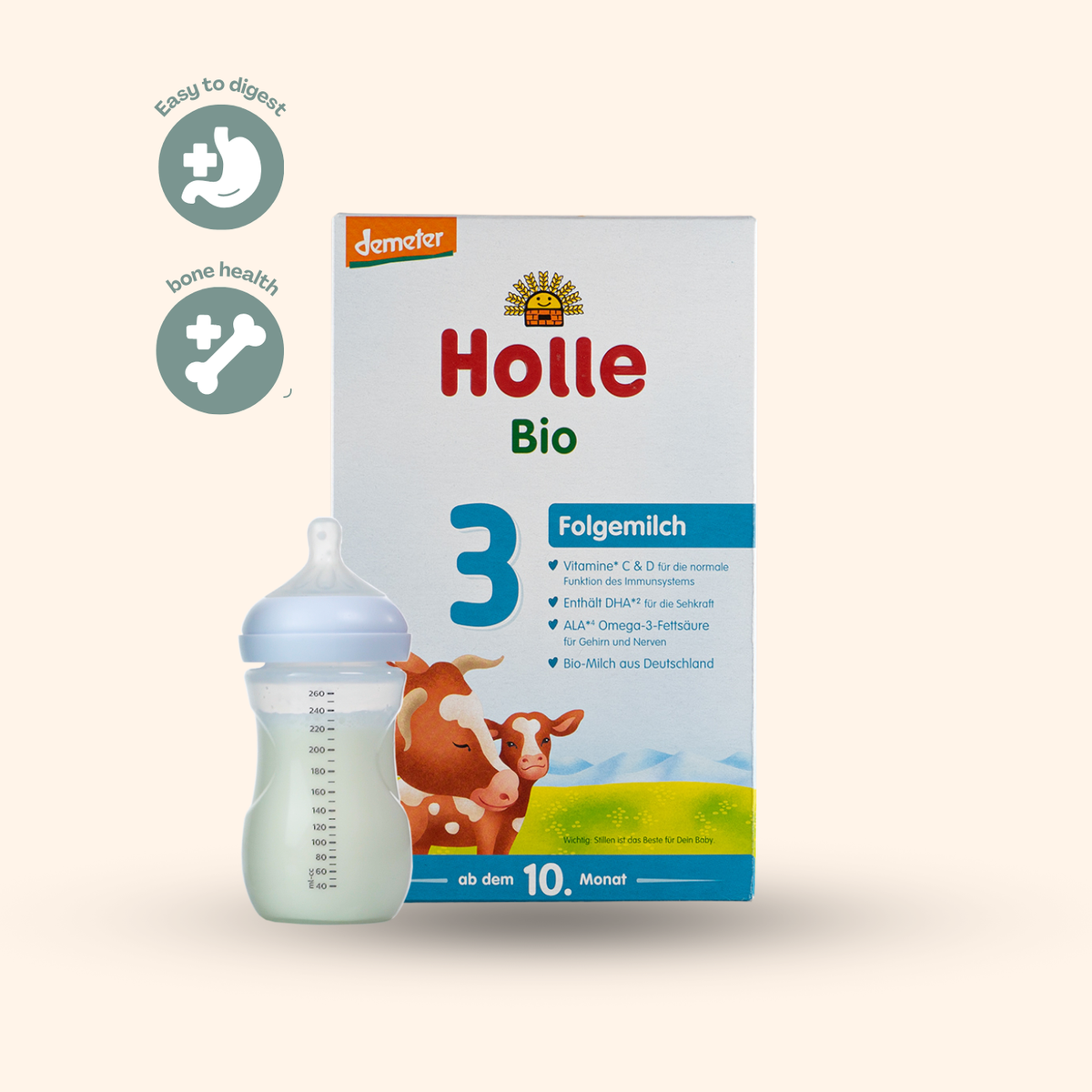 Holle Stage 3 Organic Baby Formula (600g)