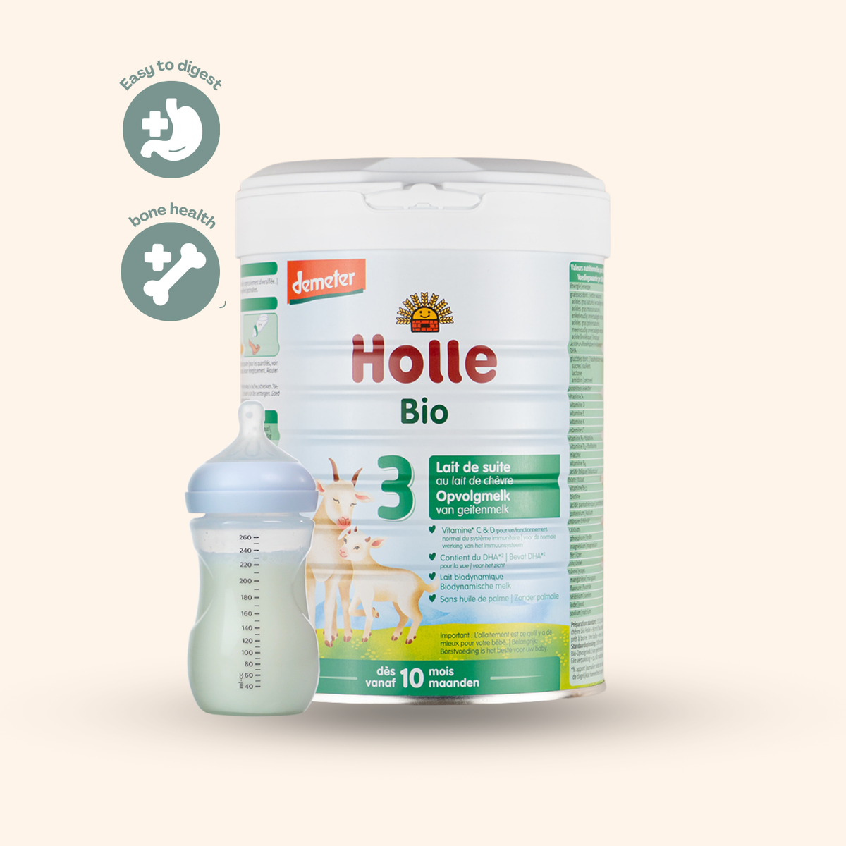 Holle Goat Milk Formula Stage 3 (800g) Dutch