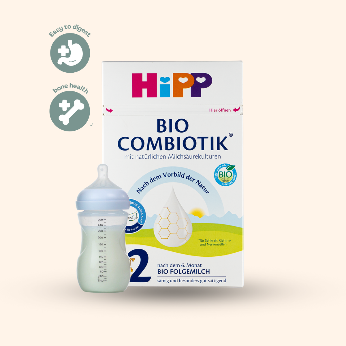 HiPP German Stage 2 Baby Formula Bio Combiotik (600g)