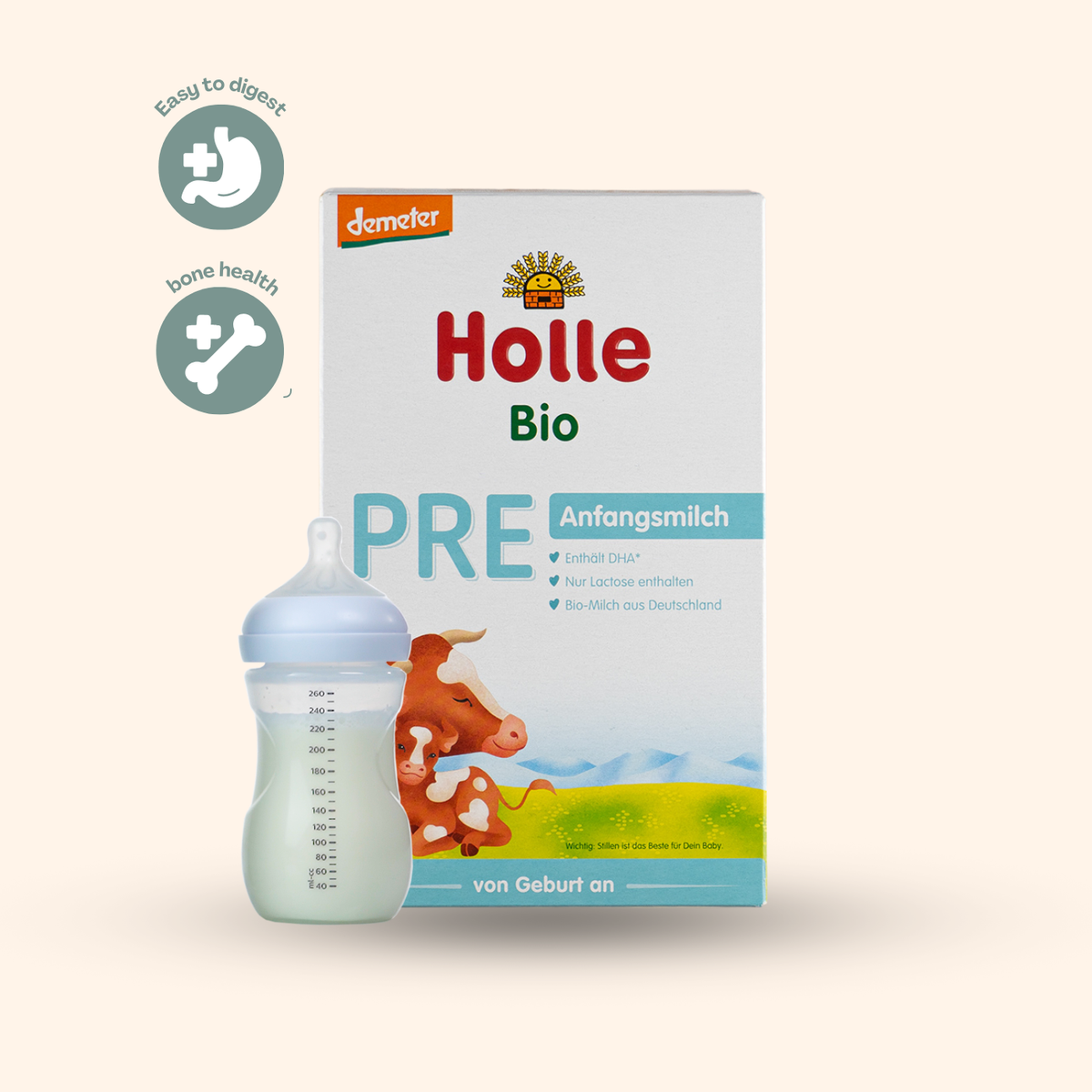 Holle Stage Pre Organic Baby Formula (400g)