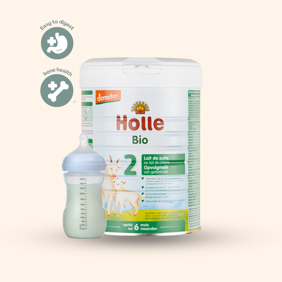 Holle Goat Milk Formula Stage 2 Dutch (800g)