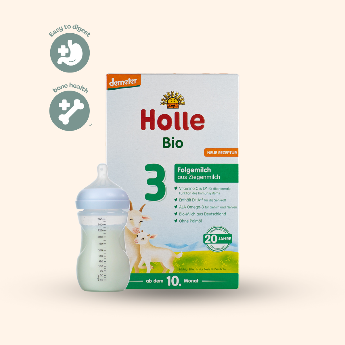 Holle Goat Stage 3  Organic Infant Formula Milk (400g)