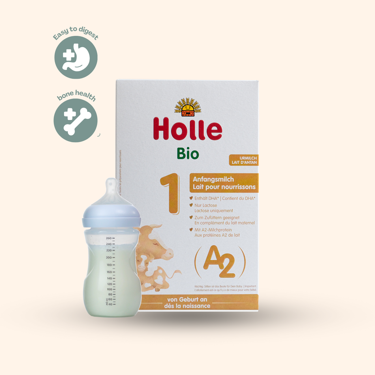 Holle A2 Stage 1 Organic Baby Formula (400g)