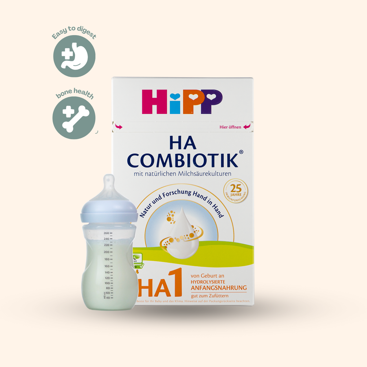 HiPP Hypoallergenic Formula Stage 1 German (600g)