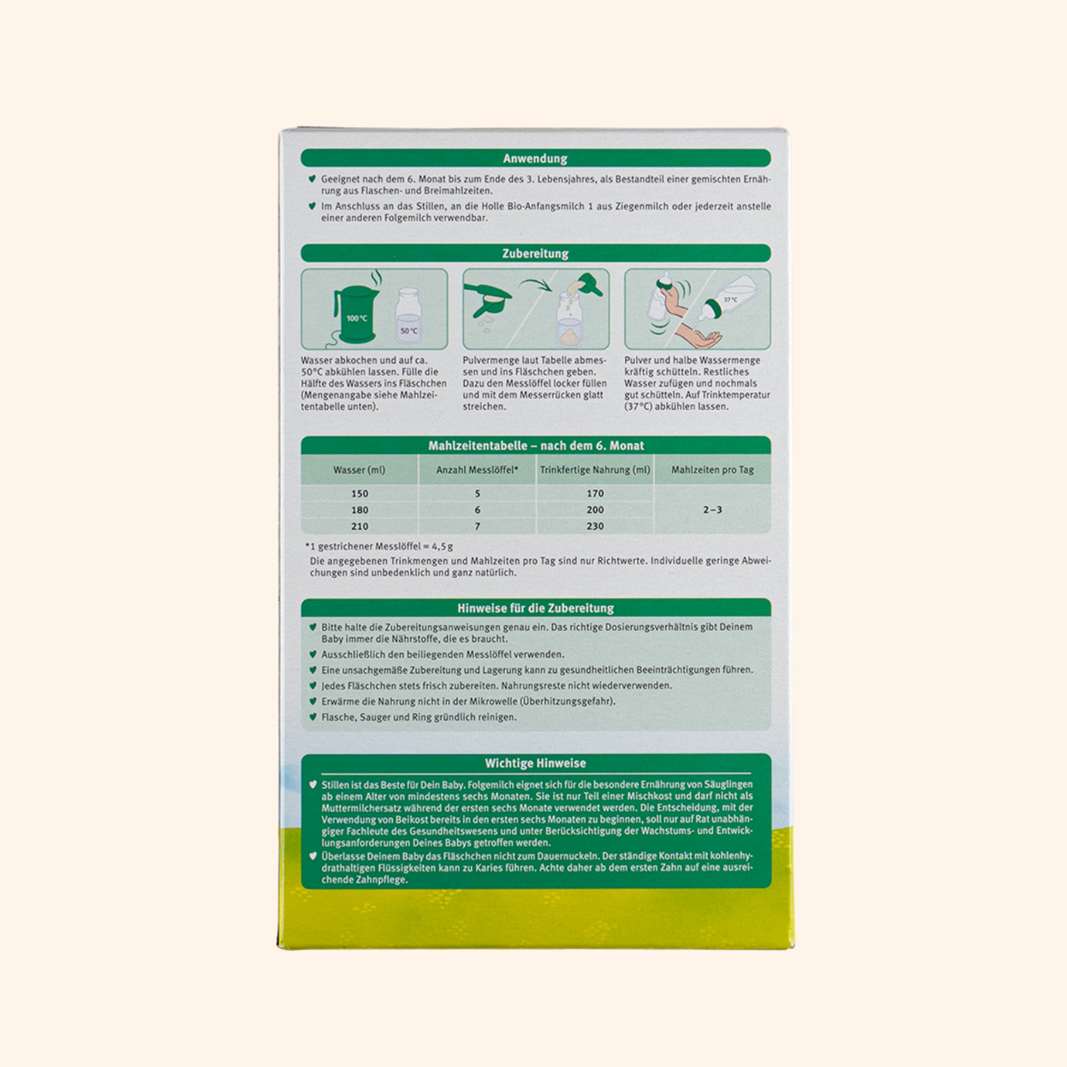 Holle Goat Stage 2 Organic Infant Formula Milk (400g)