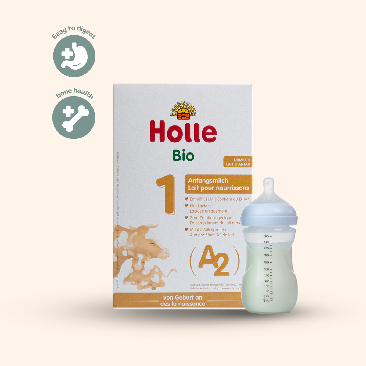 Holle A2 Stage 1 Organic Baby Formula (400g)