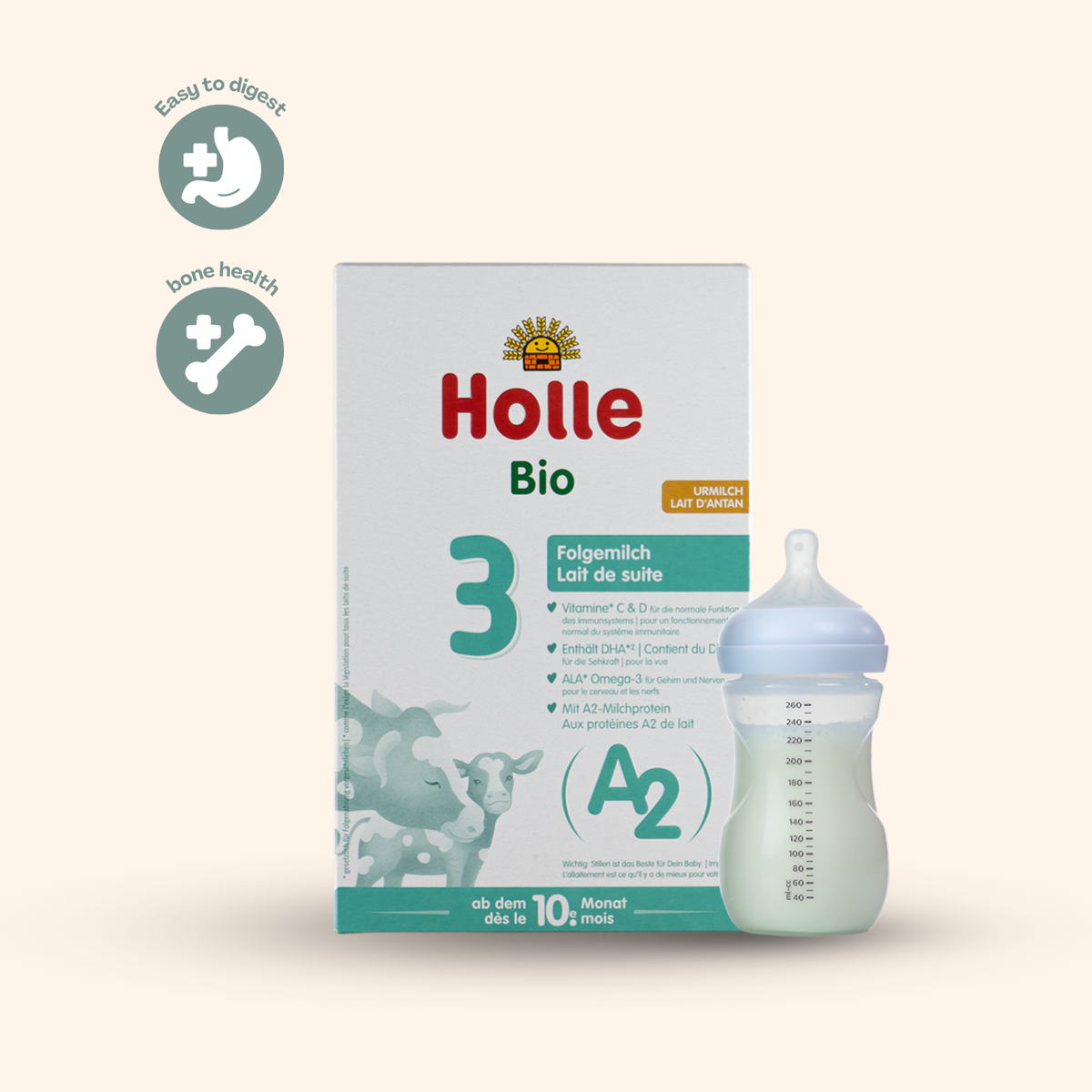 Holle A2 Stage 3 Organic Baby Formula (400g)